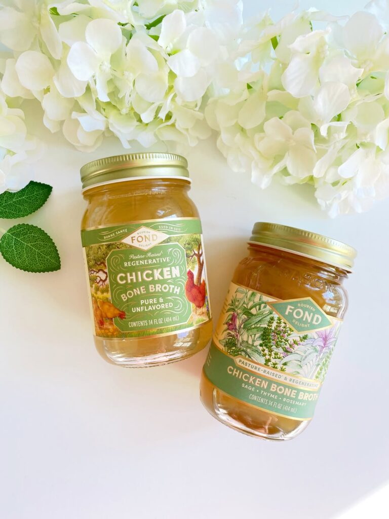 FOND regenerative organic Verified chicken broth