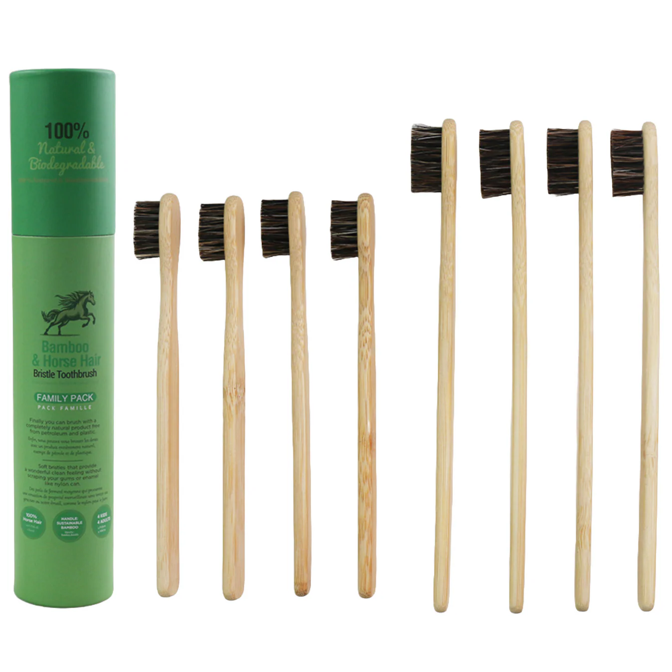 Gaia Guy Natural Bamboo Horsehair Bristles Toothbrush review