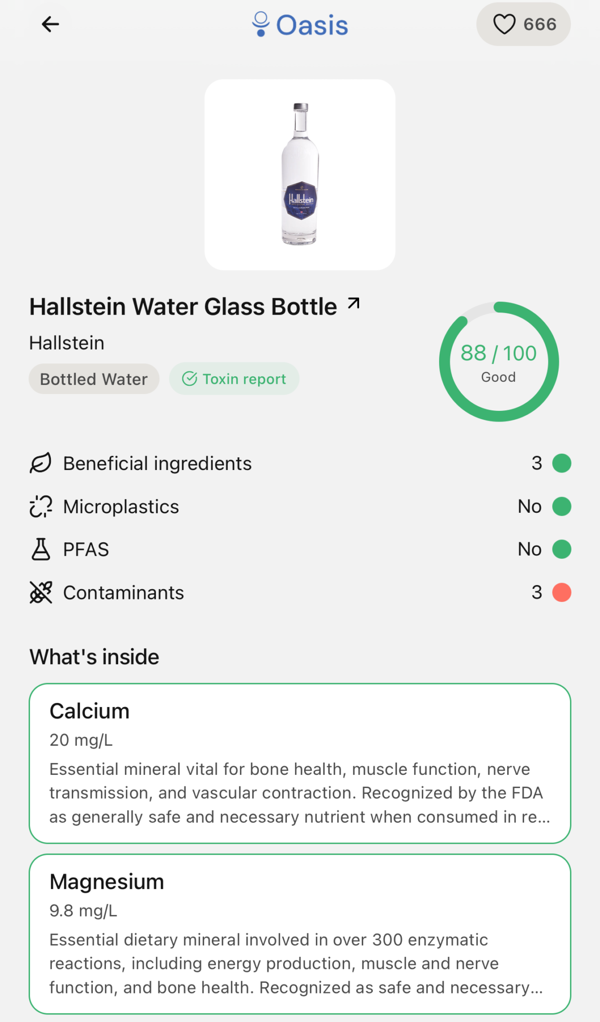 Hallstein Water review