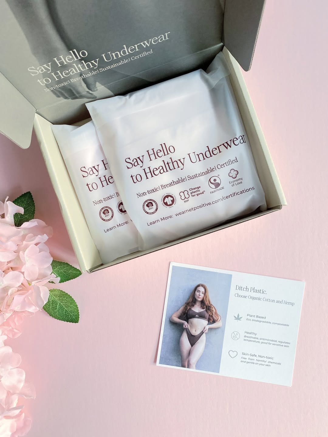 Net Positive GOTSCertified Organic Underwear