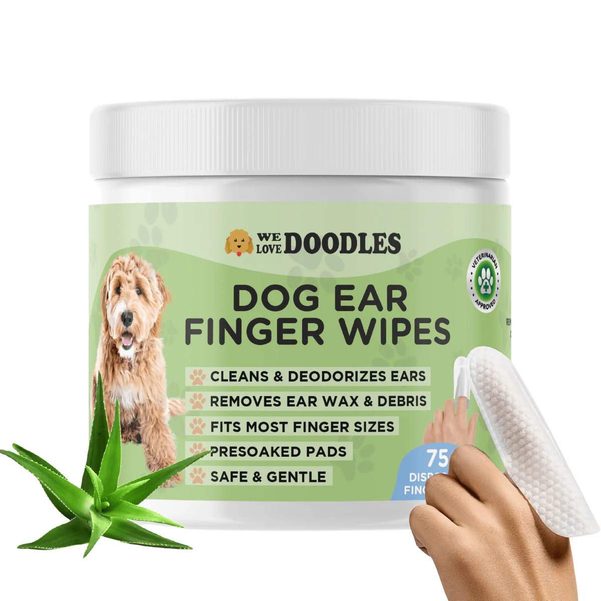 We Love Doodles Dog Ear Finger Wipes review