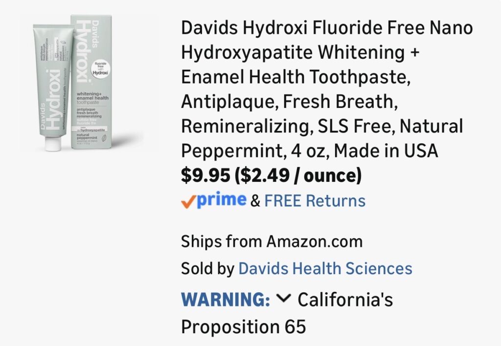 Davids toothpaste review