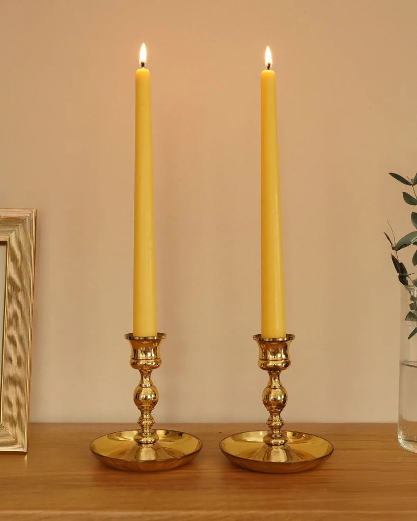Health Y Sol Organic Tallow Taper Candles