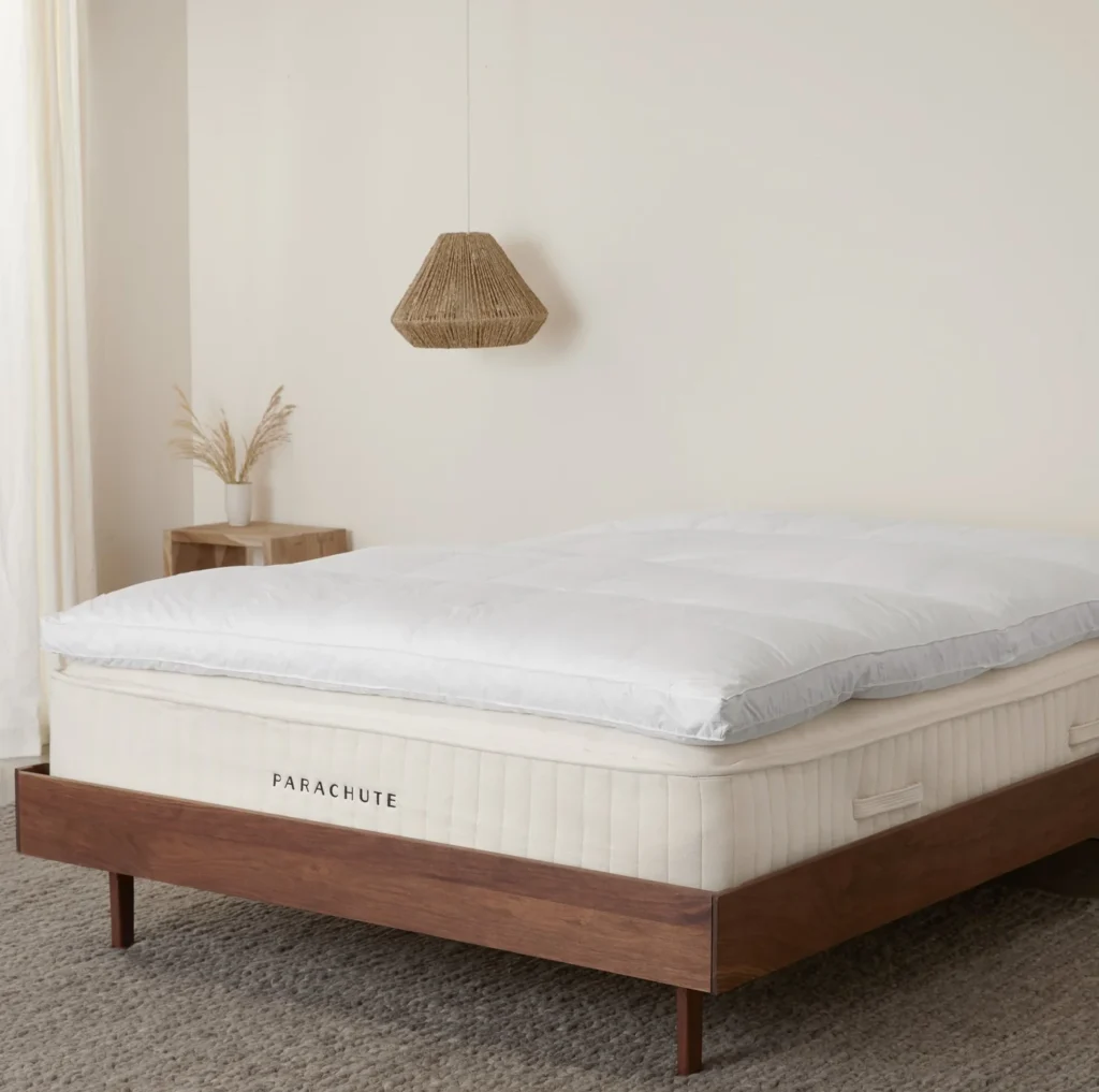 Parachute organic mattress topper review