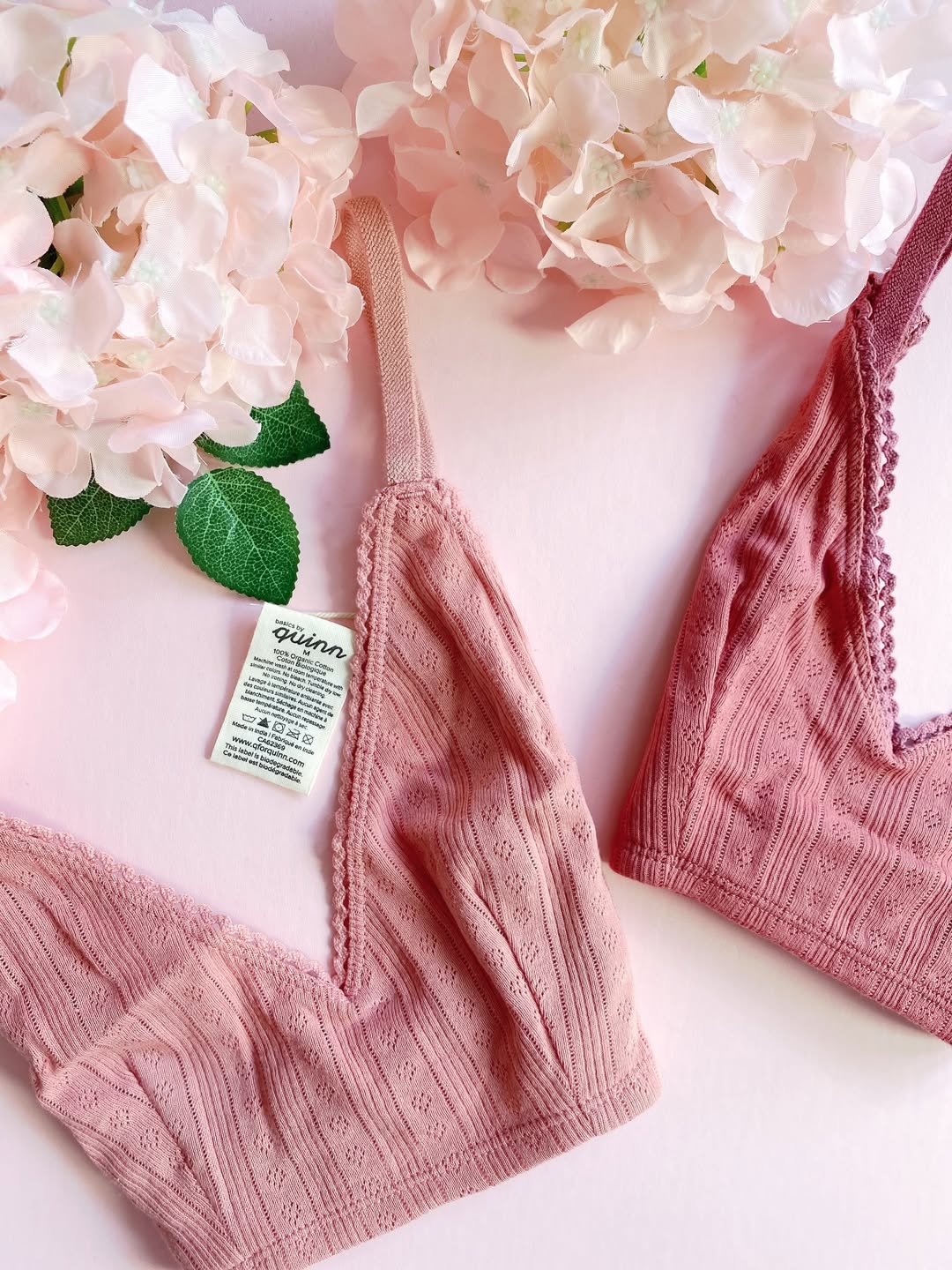 Q for Quinn Plant Dye Bras