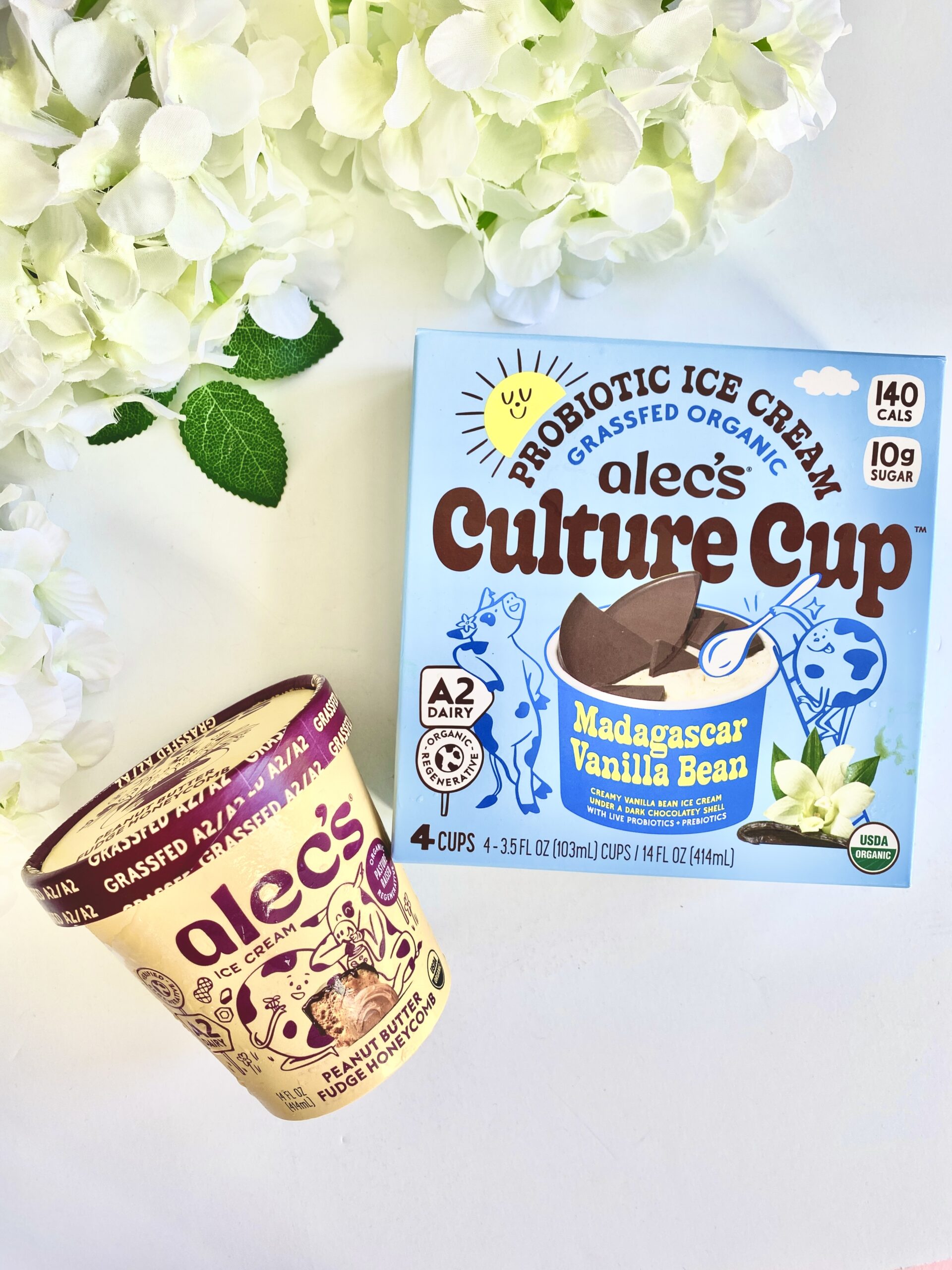 Alec's Ice cream, regenerative organic certified Ice cream.