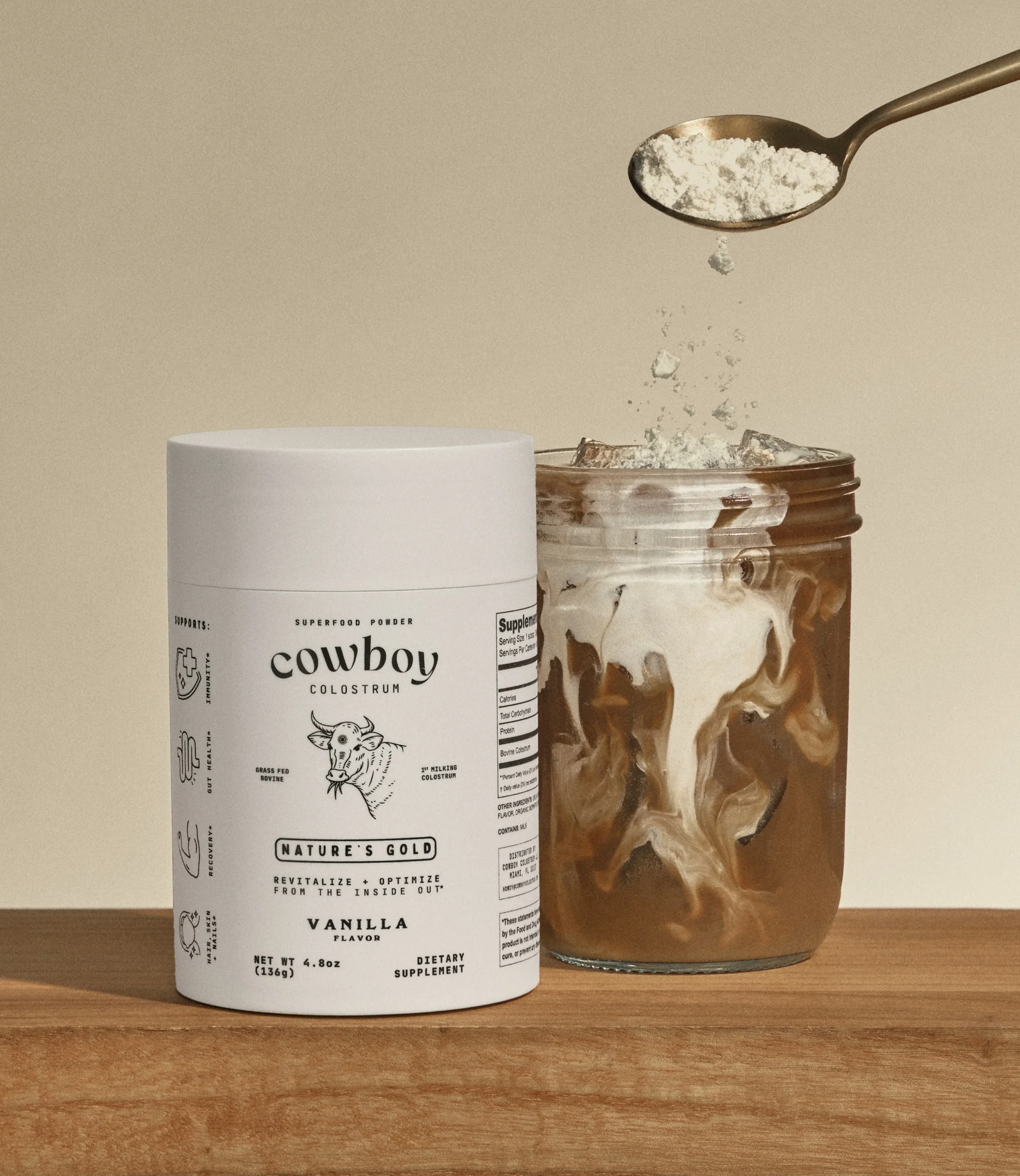 Cowboy Colostrum Organic Vanilla Colostrum