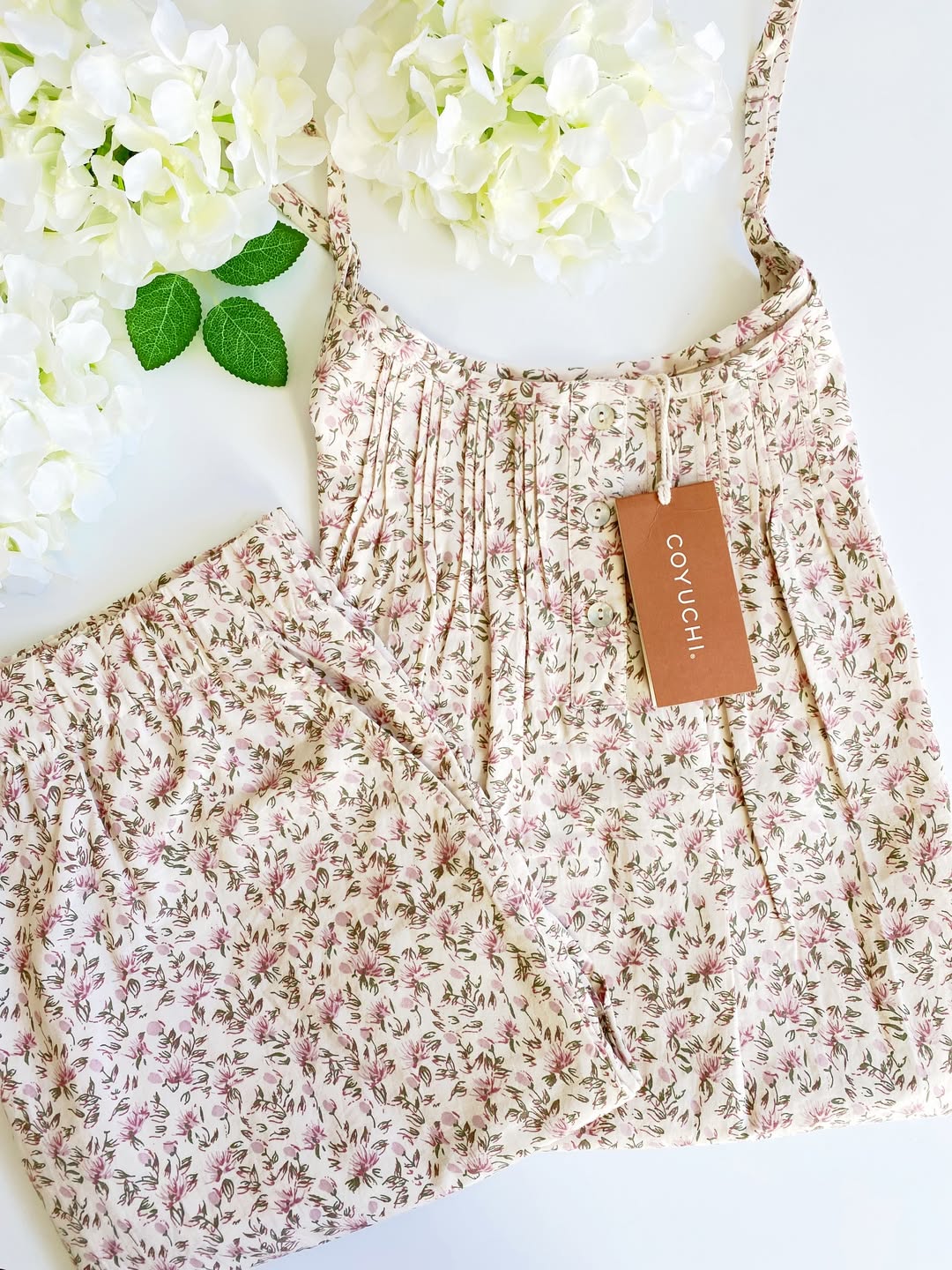 Coyuchi GOTS certified orgnaic cotton pajama set