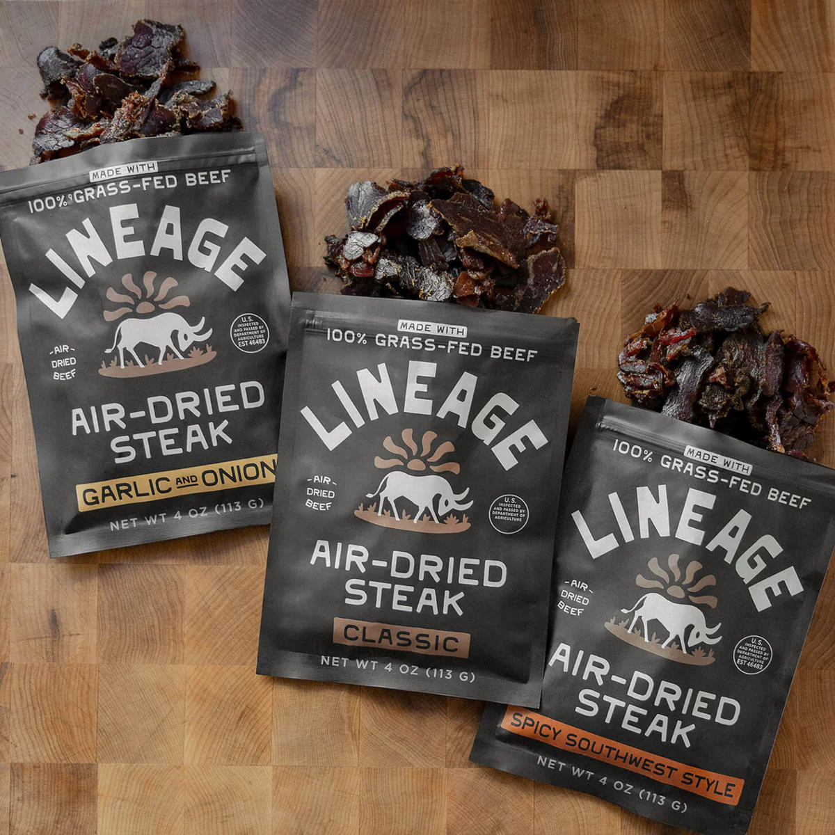 Lineage 100% Grass-fed Beef Steaks
