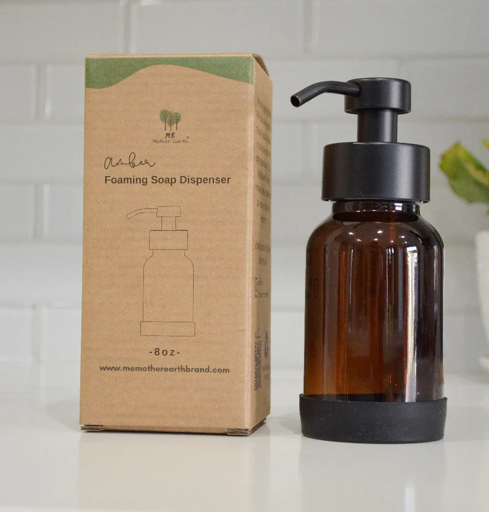 Me Mother Earth Amber Foaming Soap Dispenser