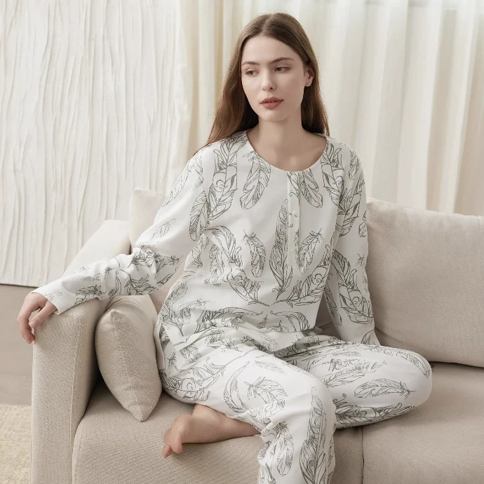 Nest Designs Organic Cotton Nursing PJ
