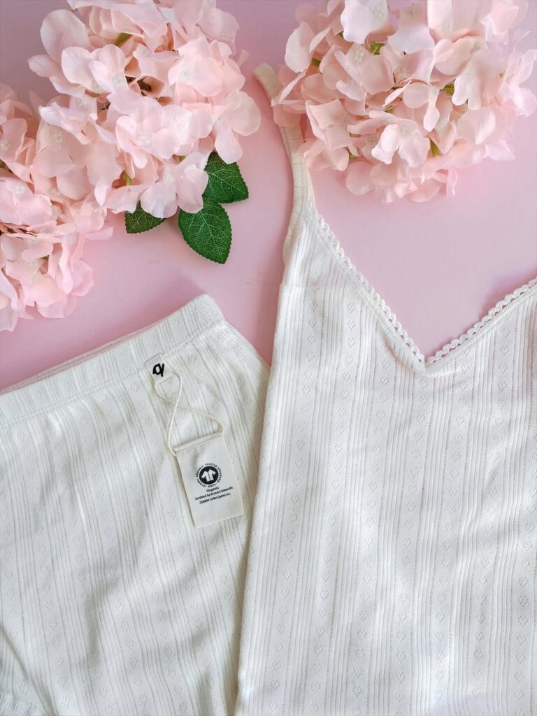 Q for Quinn Organic Sleepwear Set, dyes-free