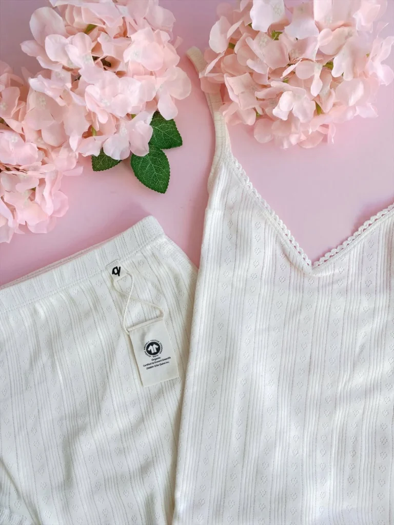 Q for Quinn Organic Sleepwear Set, dyes-free