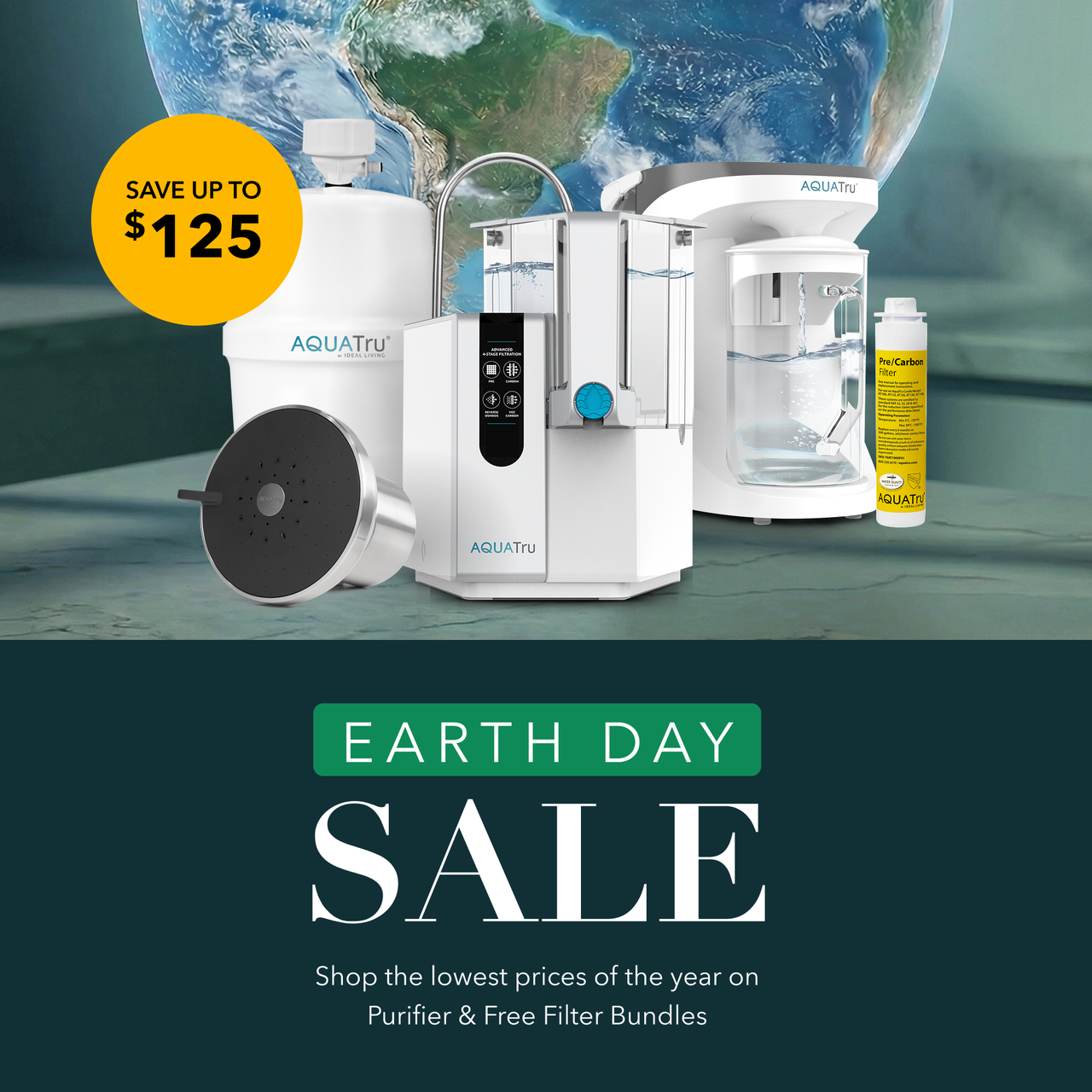 AquaTru Earth Day sale
