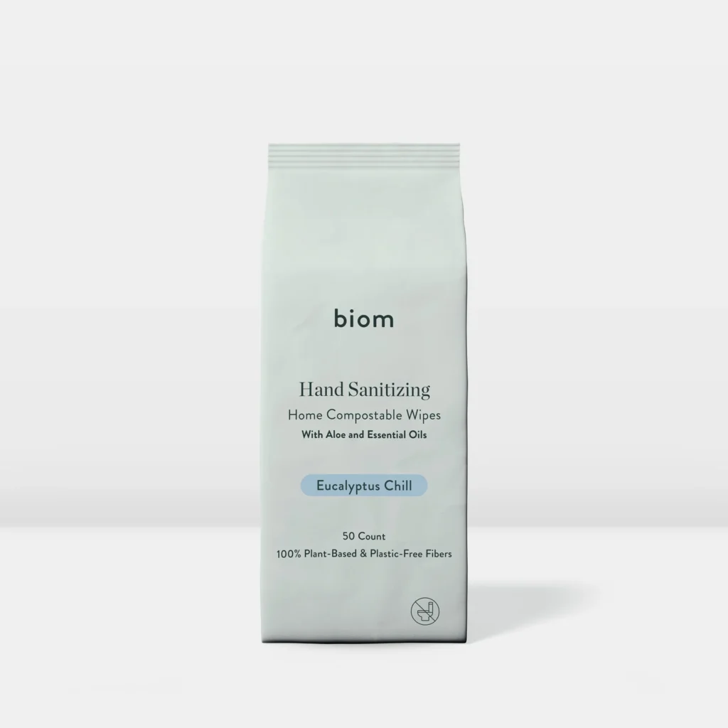 Biom hand sanitizing wipes