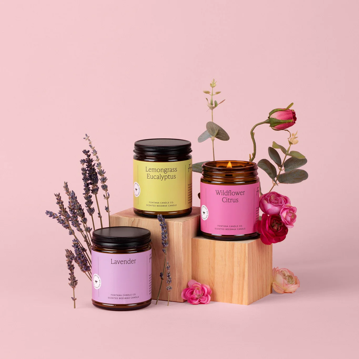 Fontana Candles Earth Hour Candle