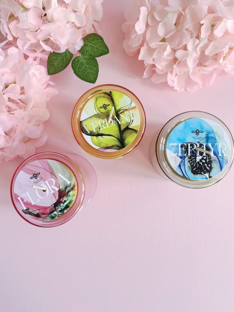 Big Dipper Organic Candles spring