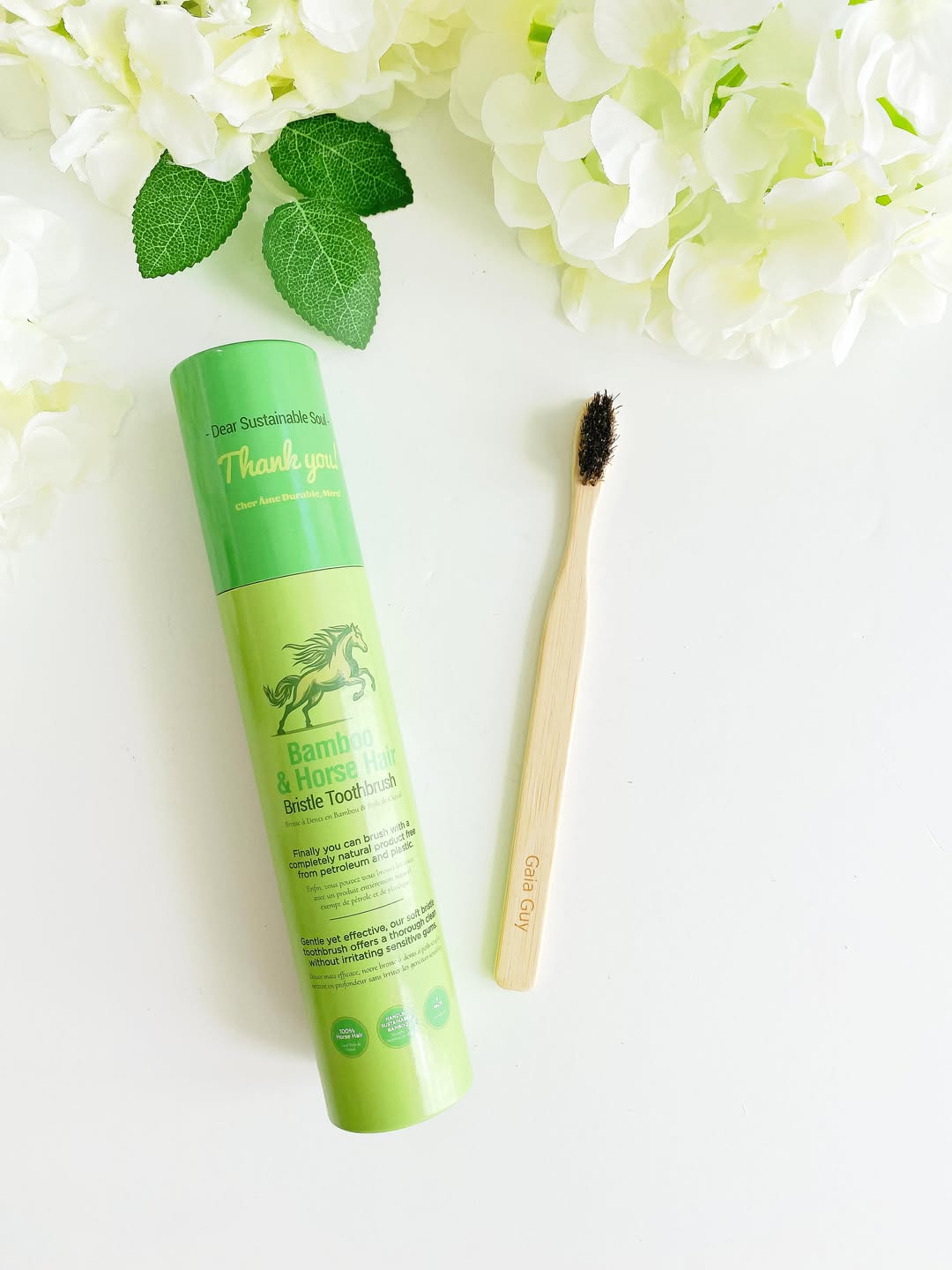 Gaia Guy Horse Toothbrush, plastic-free