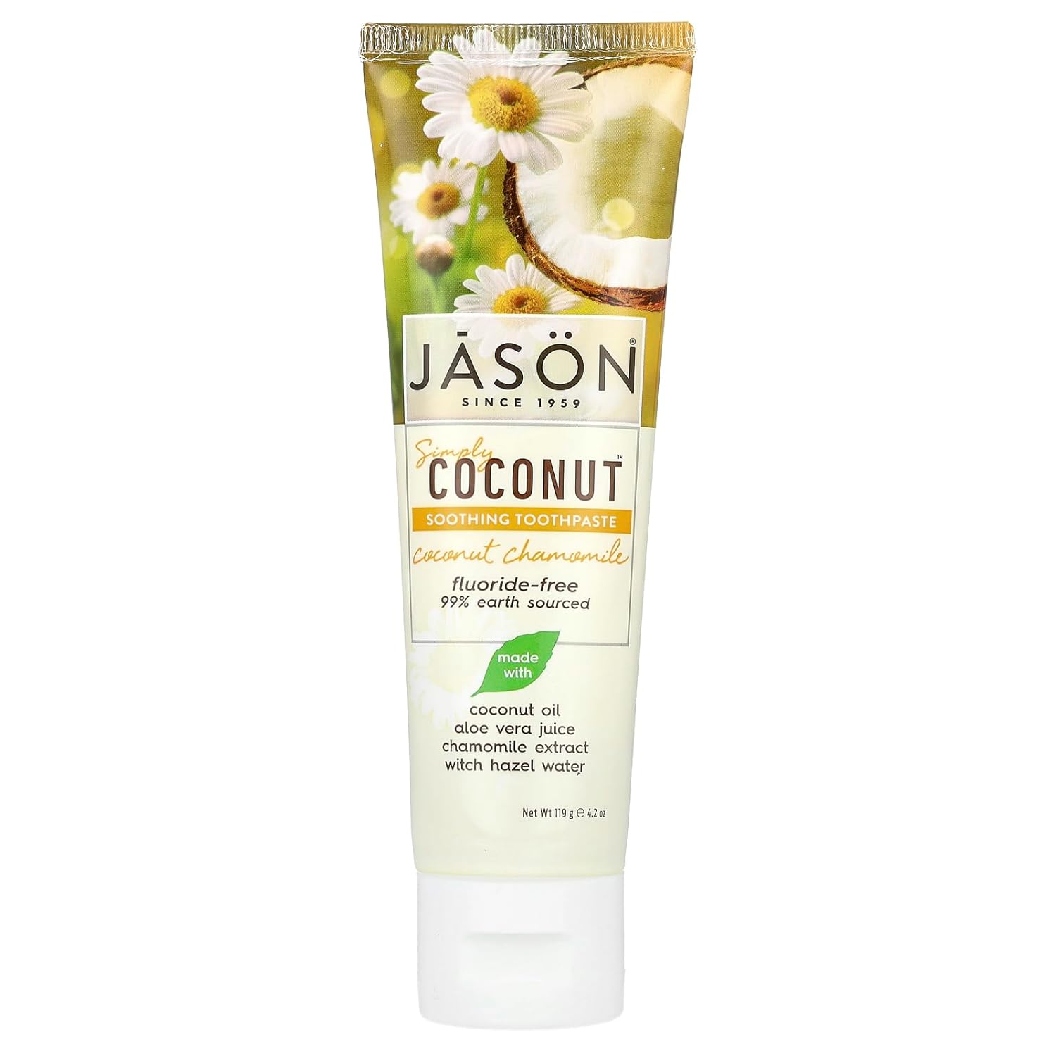 Jason Simply Coconut Soothing Fluoride-Free Toothpaste review