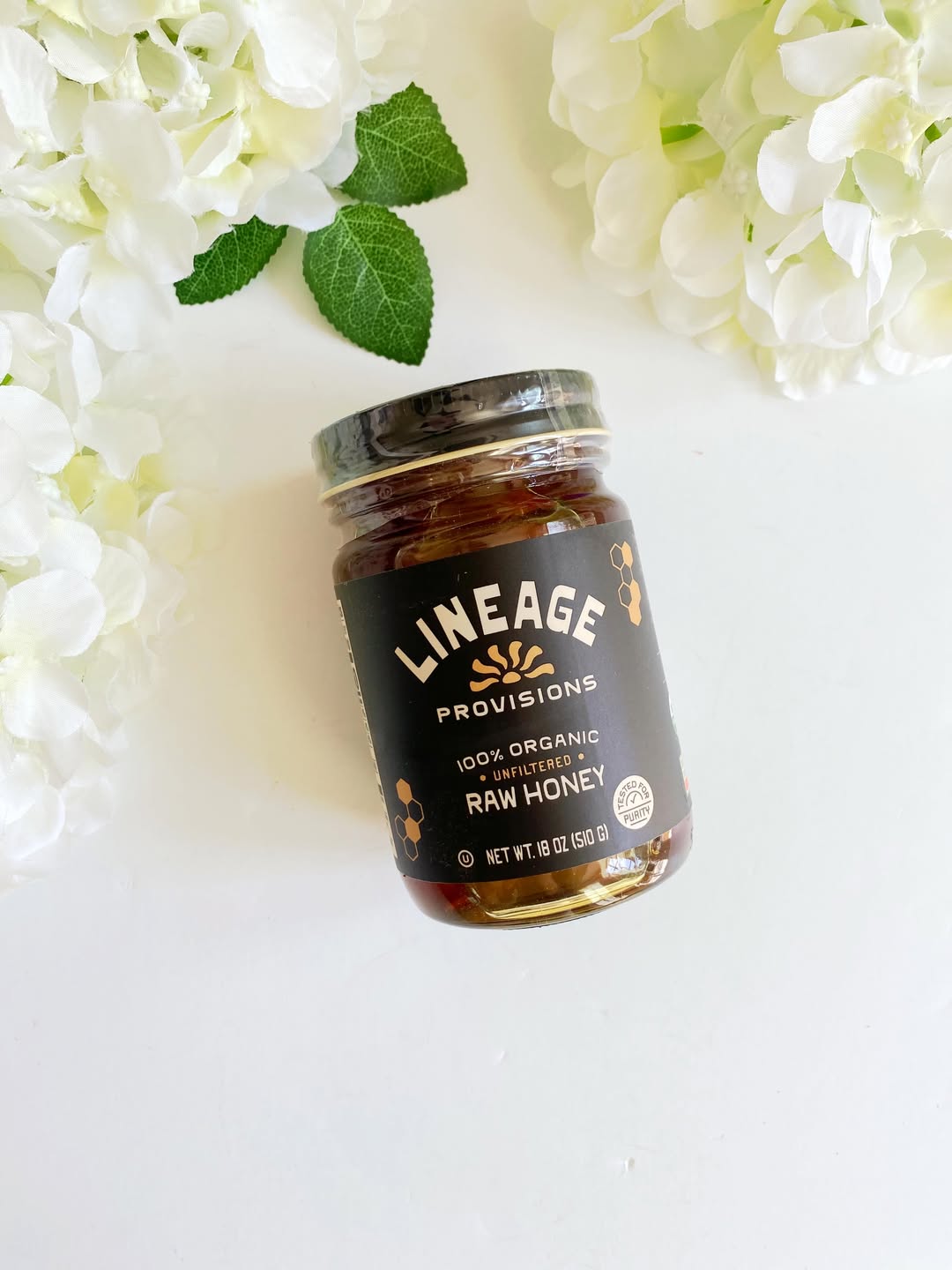 Lineage Provisions USDA Certified Organic Raw Honey