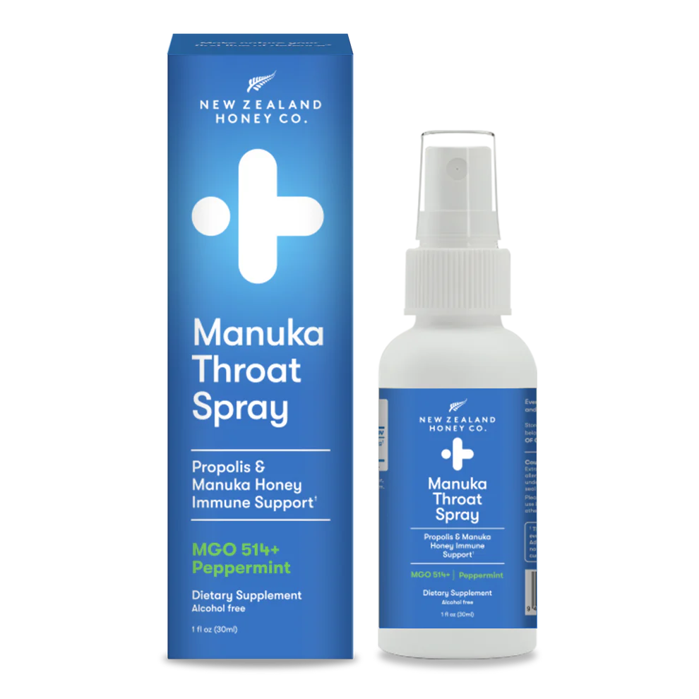 Manuka Honey Throat Spray, organic