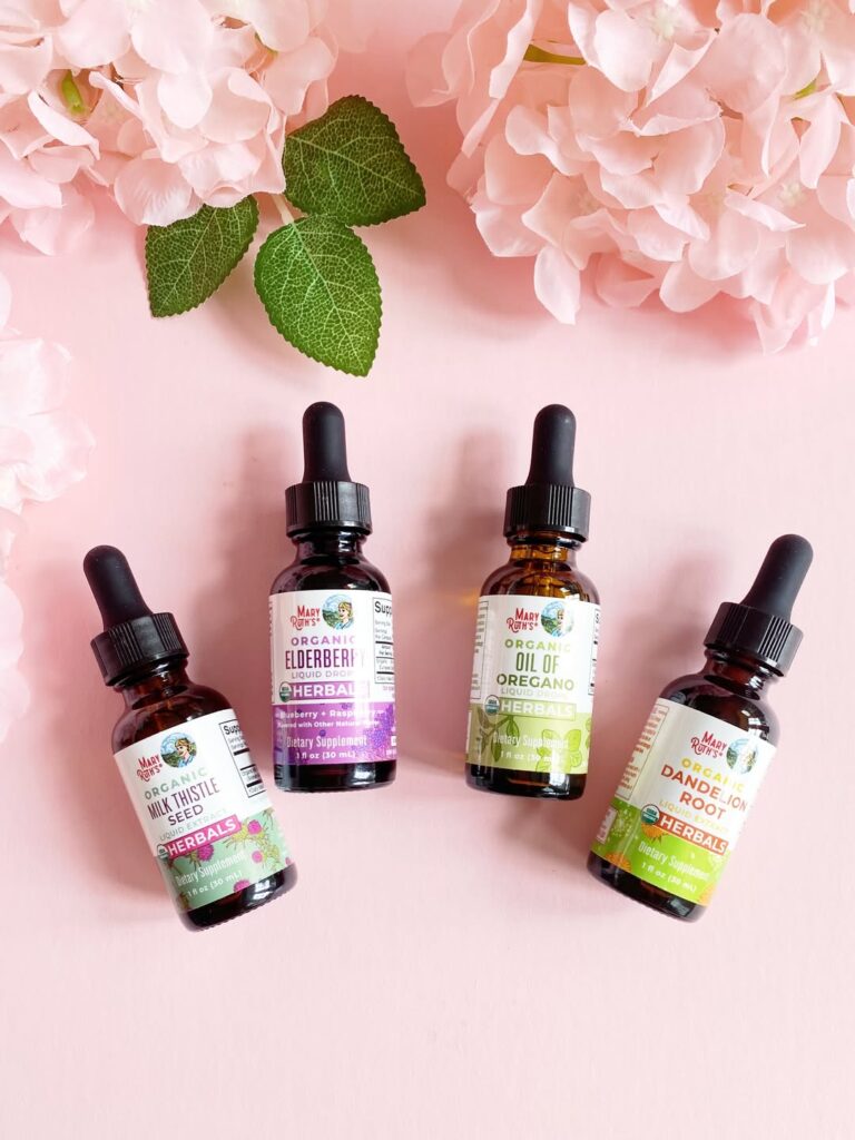 MaryRuth's organic herbal tincture set