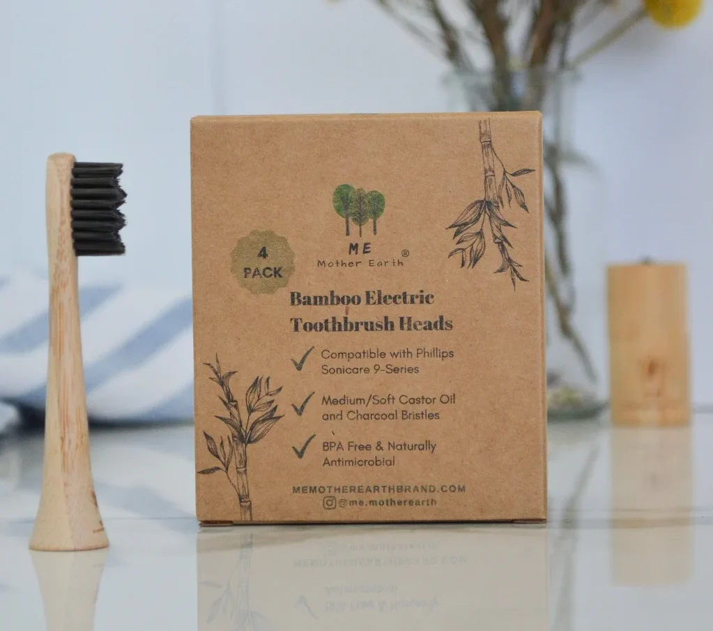 Me Mother Earth bamboo toothbrush head
