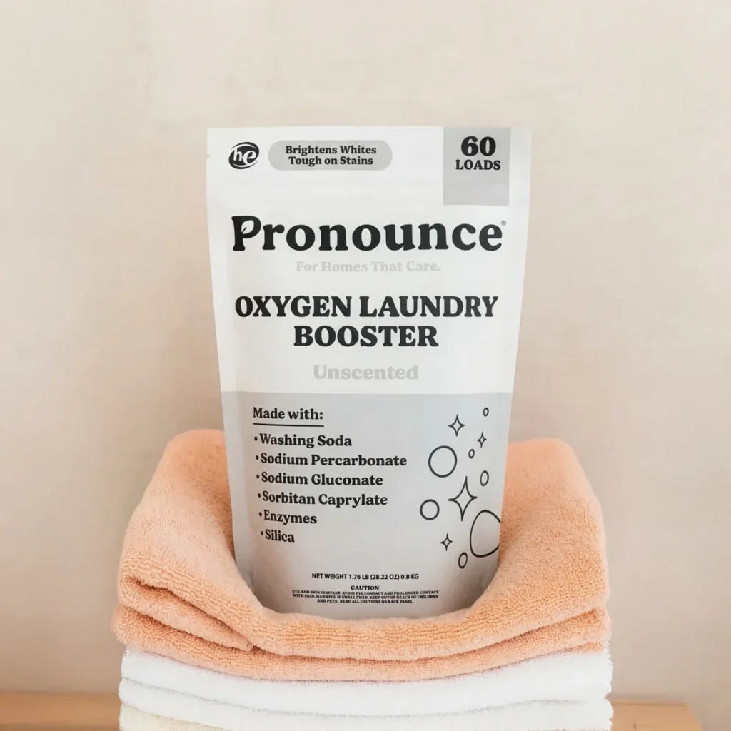 Pronounce Oxygen Laundry Booster review and promo code