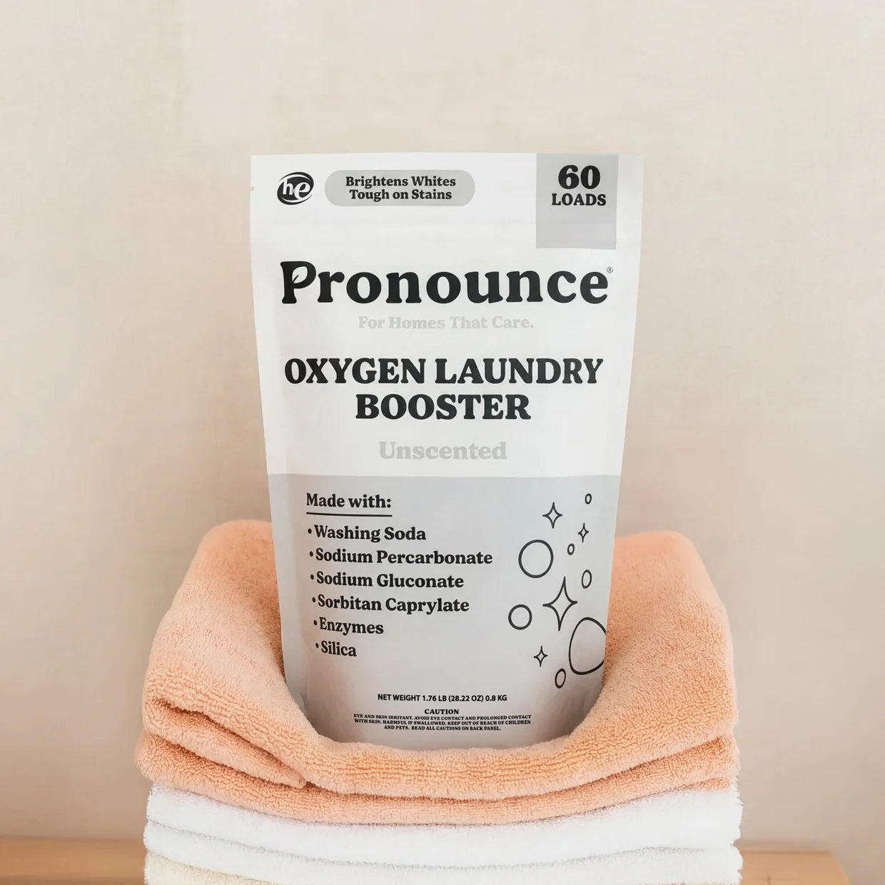 Pronounce Oxygen Laundry Booster review and promo code
