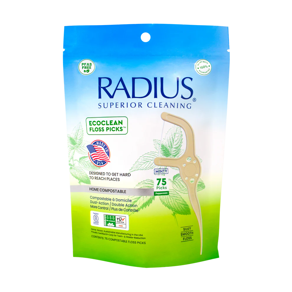 Radius Biodegradable EcoClean Floss Pick