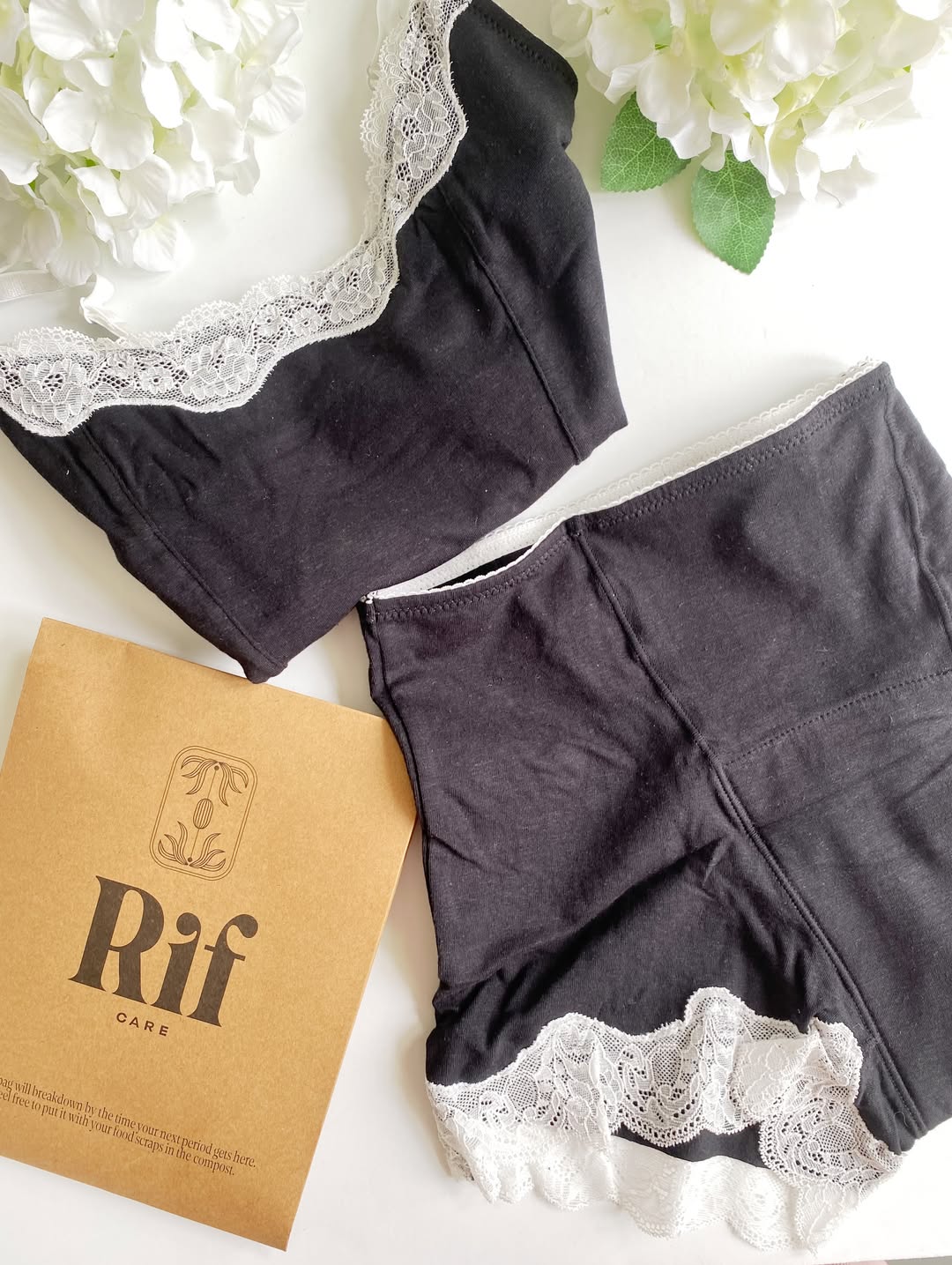 Rif organic period underwear, sleep set