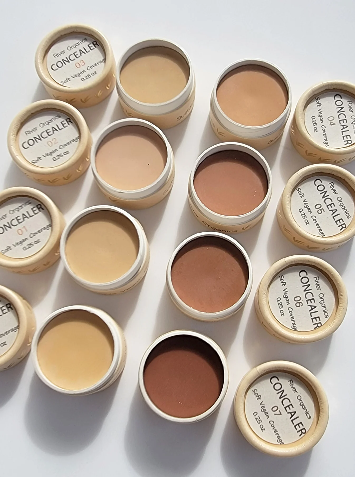 River Organics titanium dioxide-free concealers