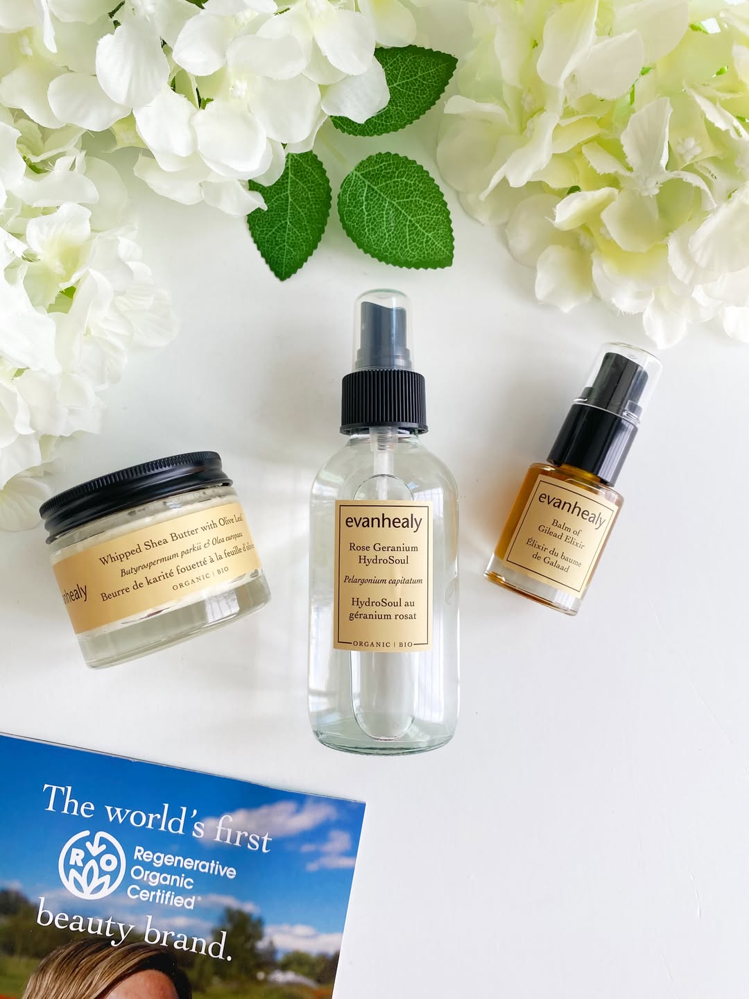 Evanhealy regenerative organic certified skincare