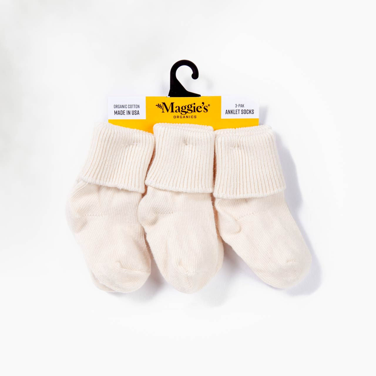 Maggie's Organics Cotton Baby Socks, made in the USA
