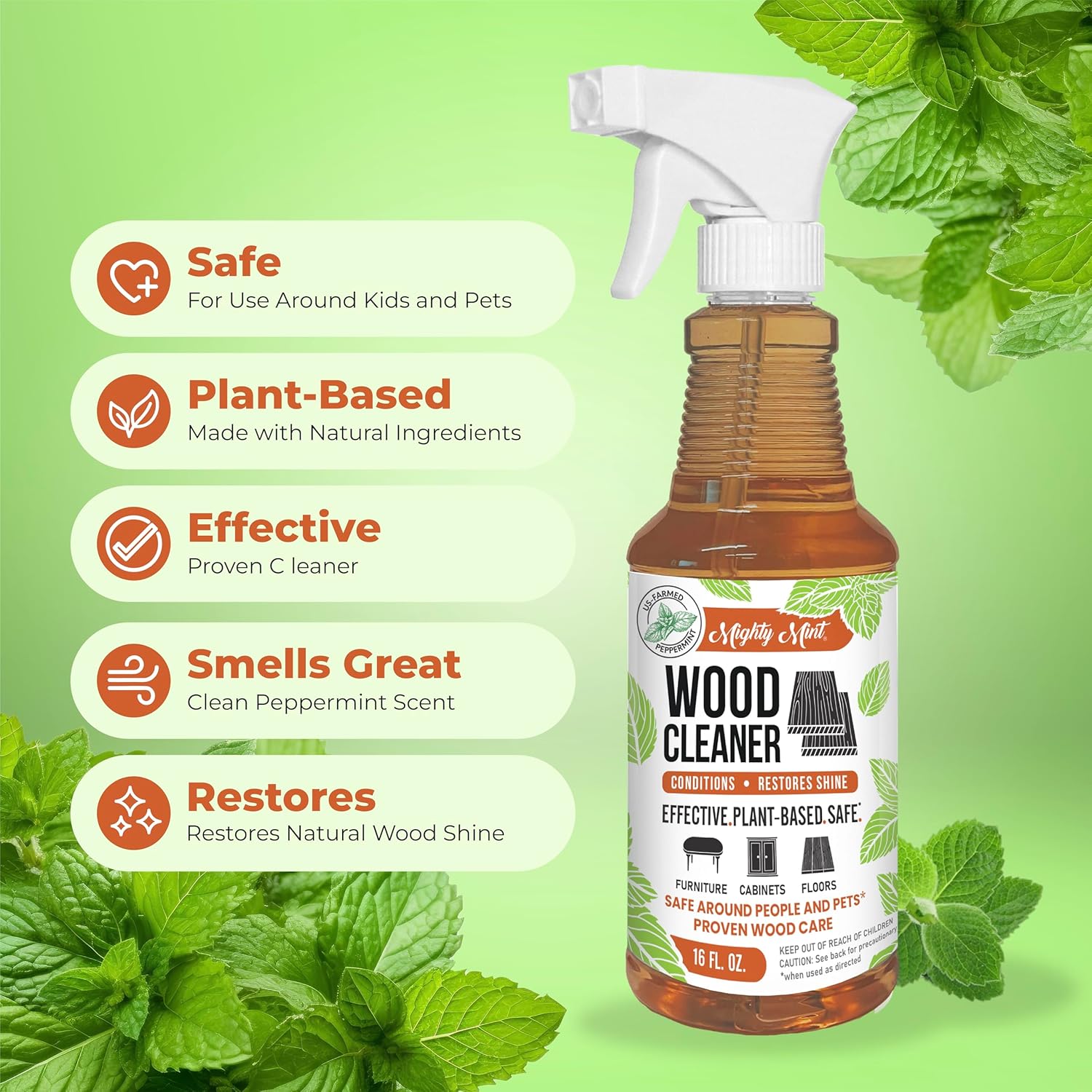 Mighty Mint Wood Cleaner & Conditioner Spray review