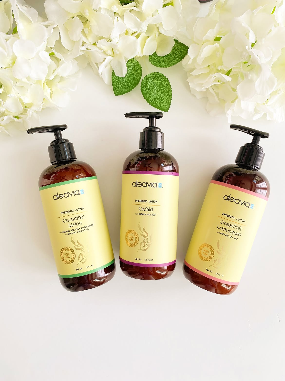 Aleavia organic body lotions for sensitive skin