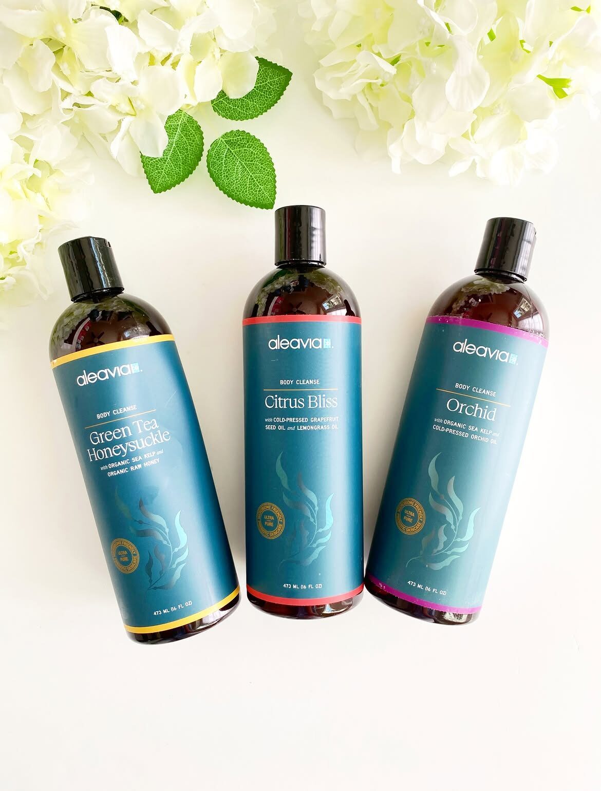 Aleavia organic body washes for sensitive skin