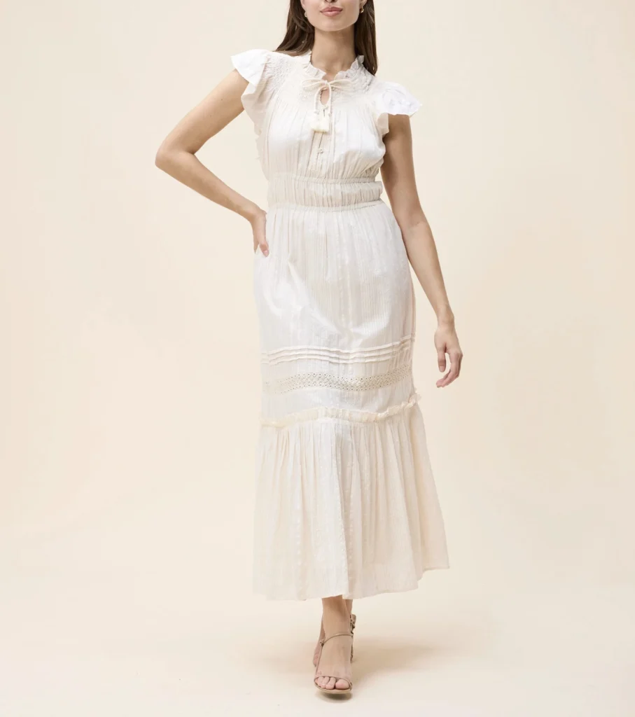 Cleobella GOTS Certified Organic Cotton White Dress