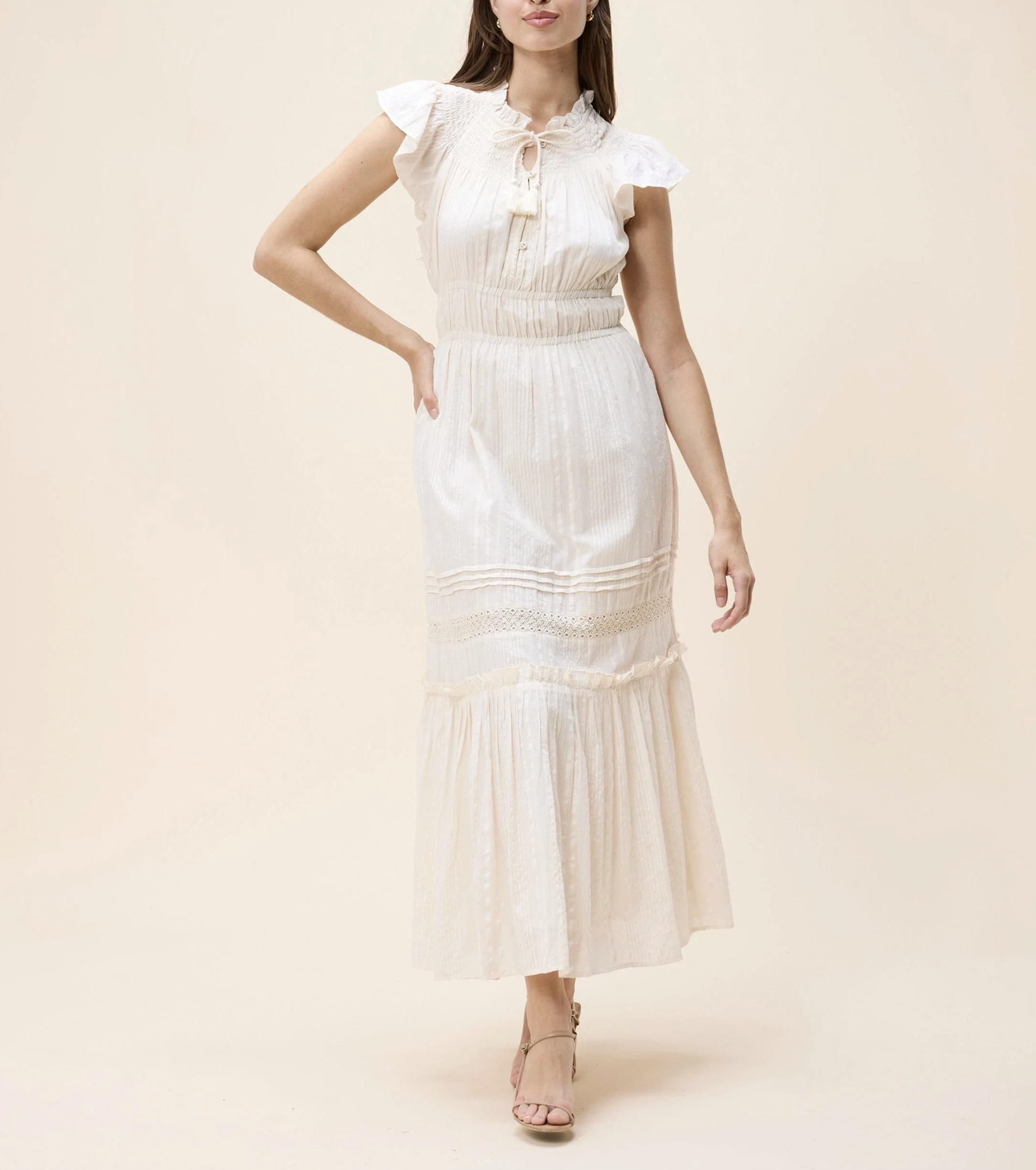 Cleobella GOTS Certified Organic Cotton White Dress