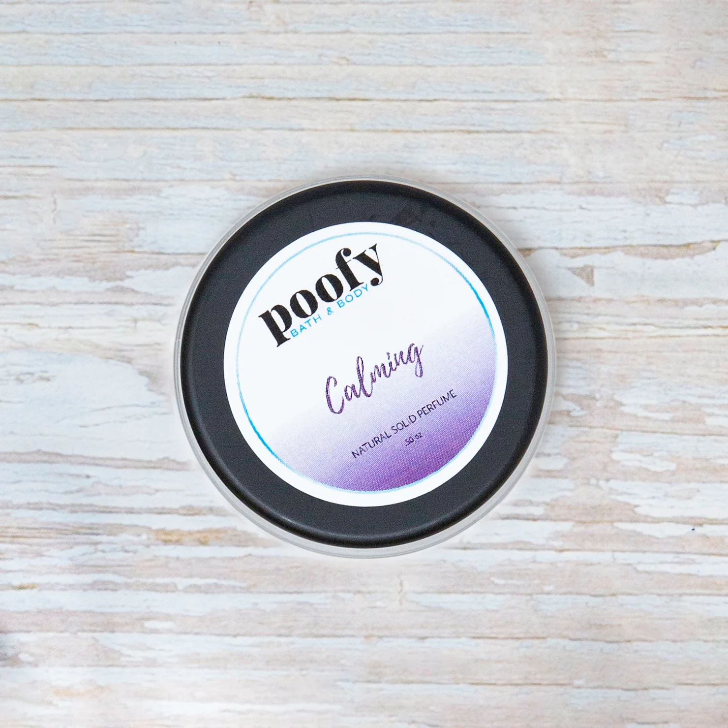 Poofy Organics Natural Solid Calming Perfume with Lavender