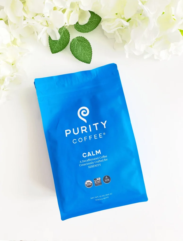 Purity Coffee Organic Calm coffee, for anxious person
