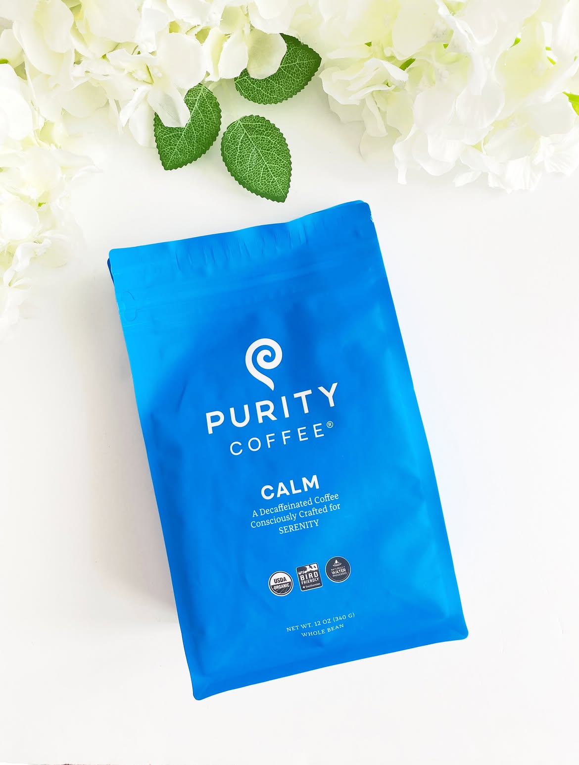 Purity Coffee Organic Calm coffee, for anxious person
