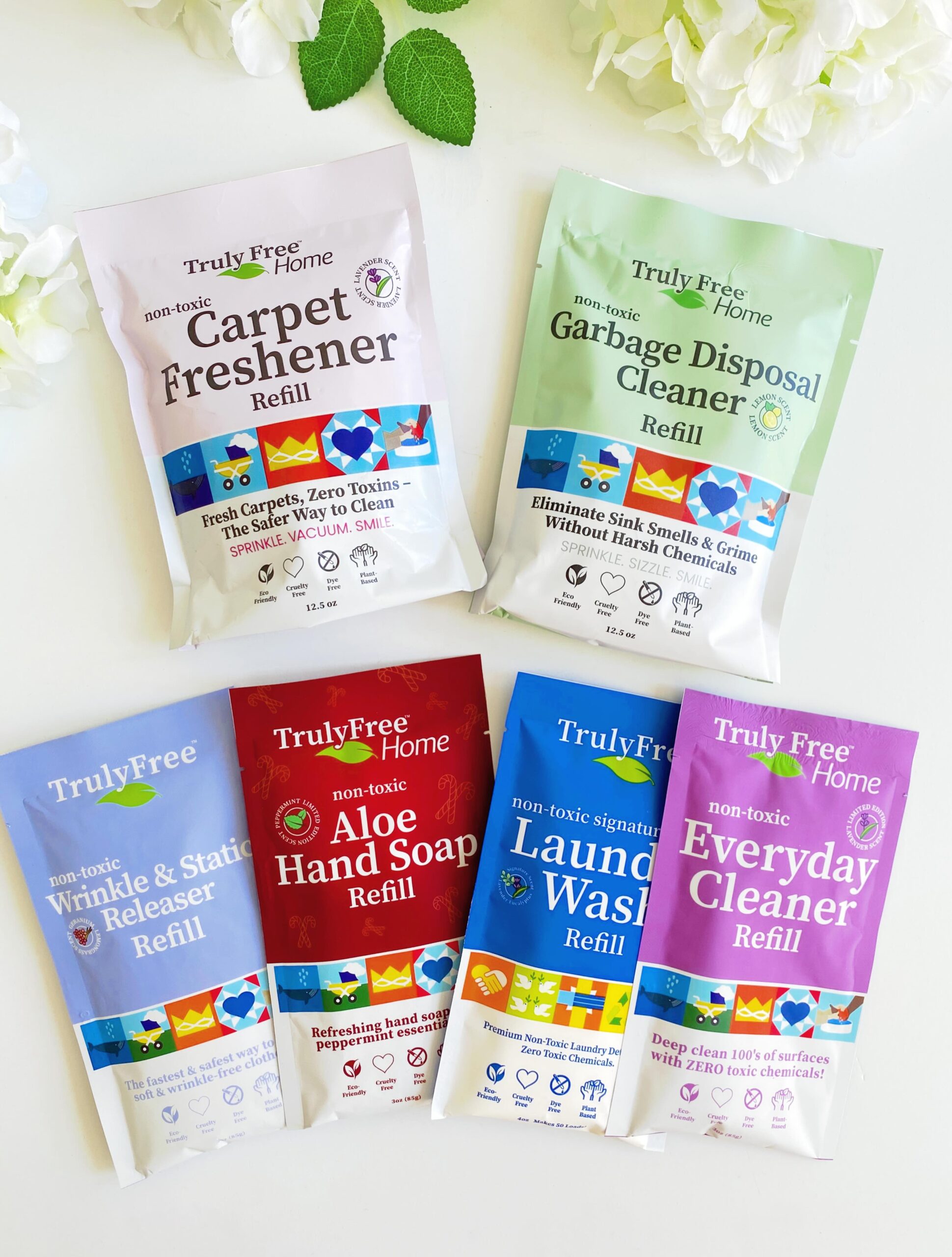 Truly Free organic household cleaner refills