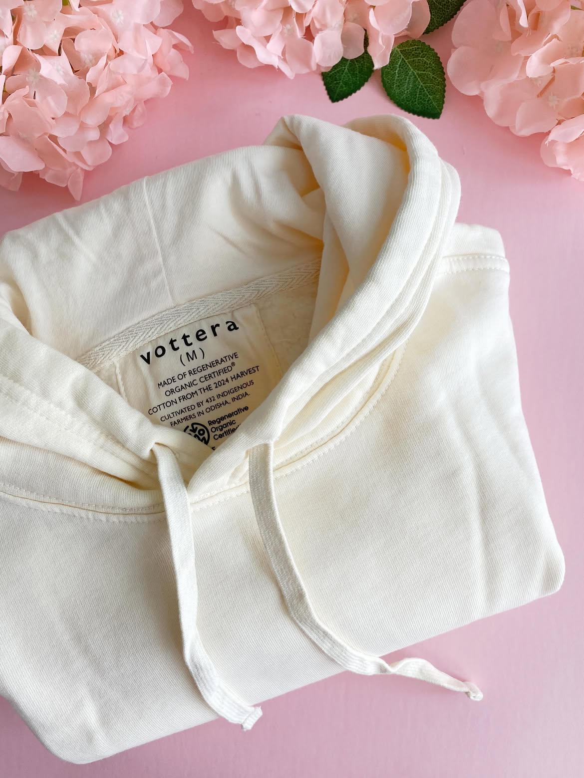 Vottera Regenerative Organic Certified Cotton Hoodie