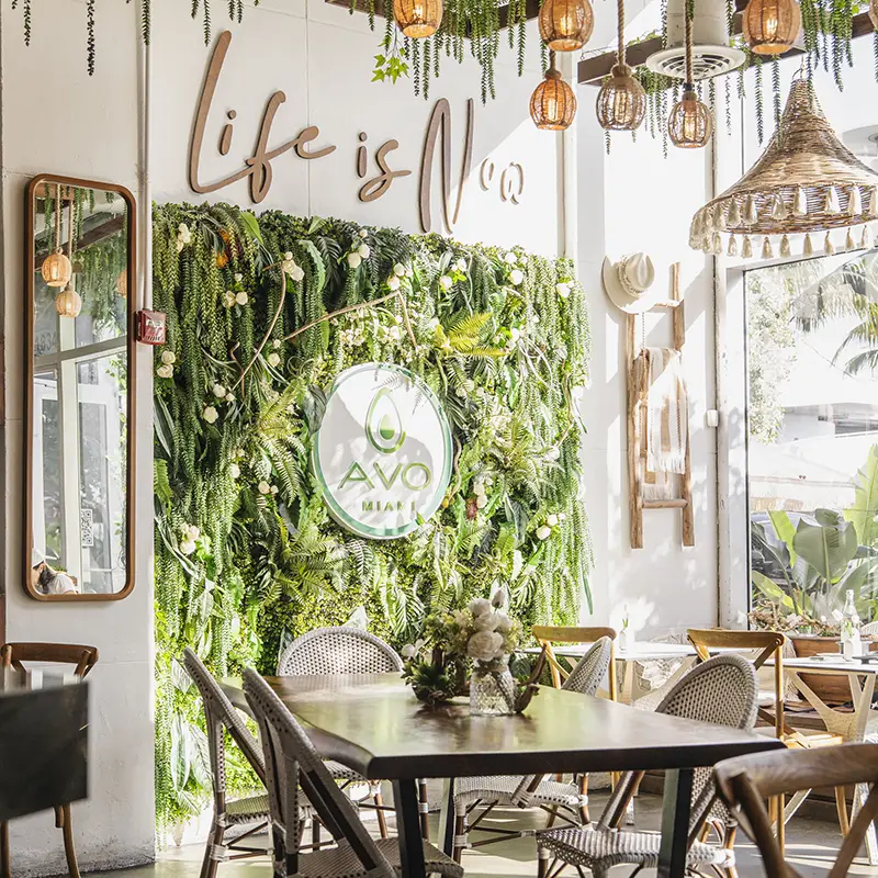 Avo Miami, organic restaurant