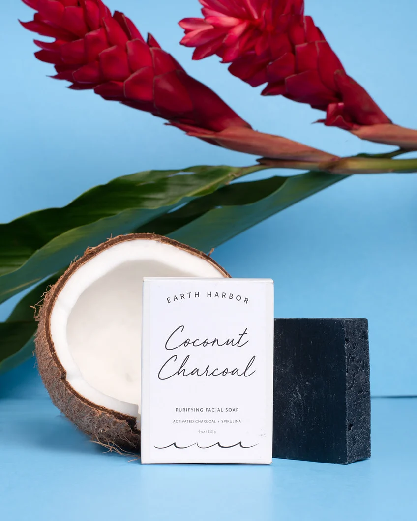 Earth Harbor Coconut Charcoal Soap Bar review and promo code