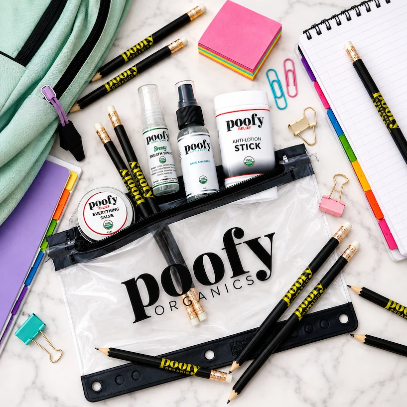 Poofy Organics Pretty Organic Back to School Kit