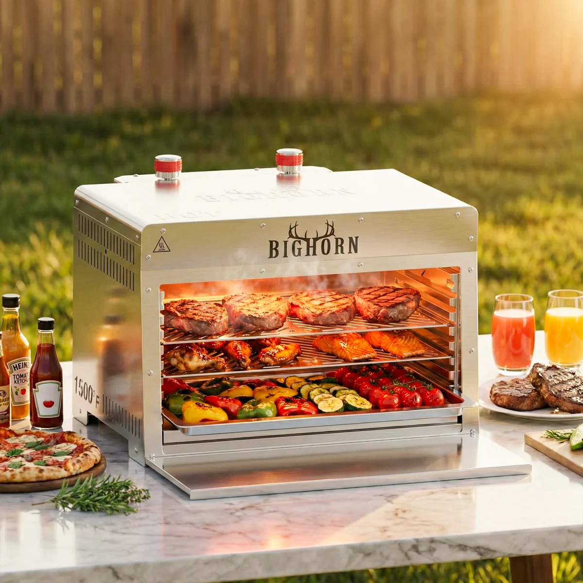 Big Horn Stainless Steel Grills Made in the USA