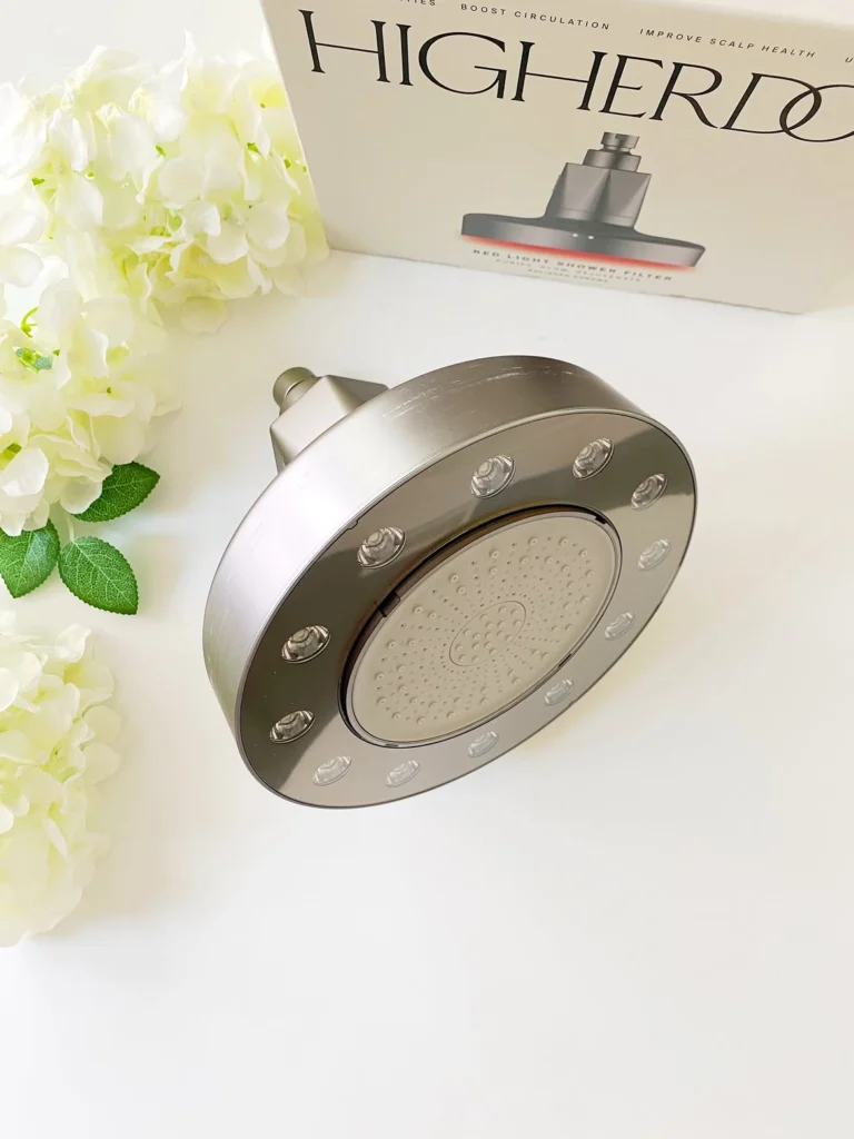 HigherDose red light showerhead review