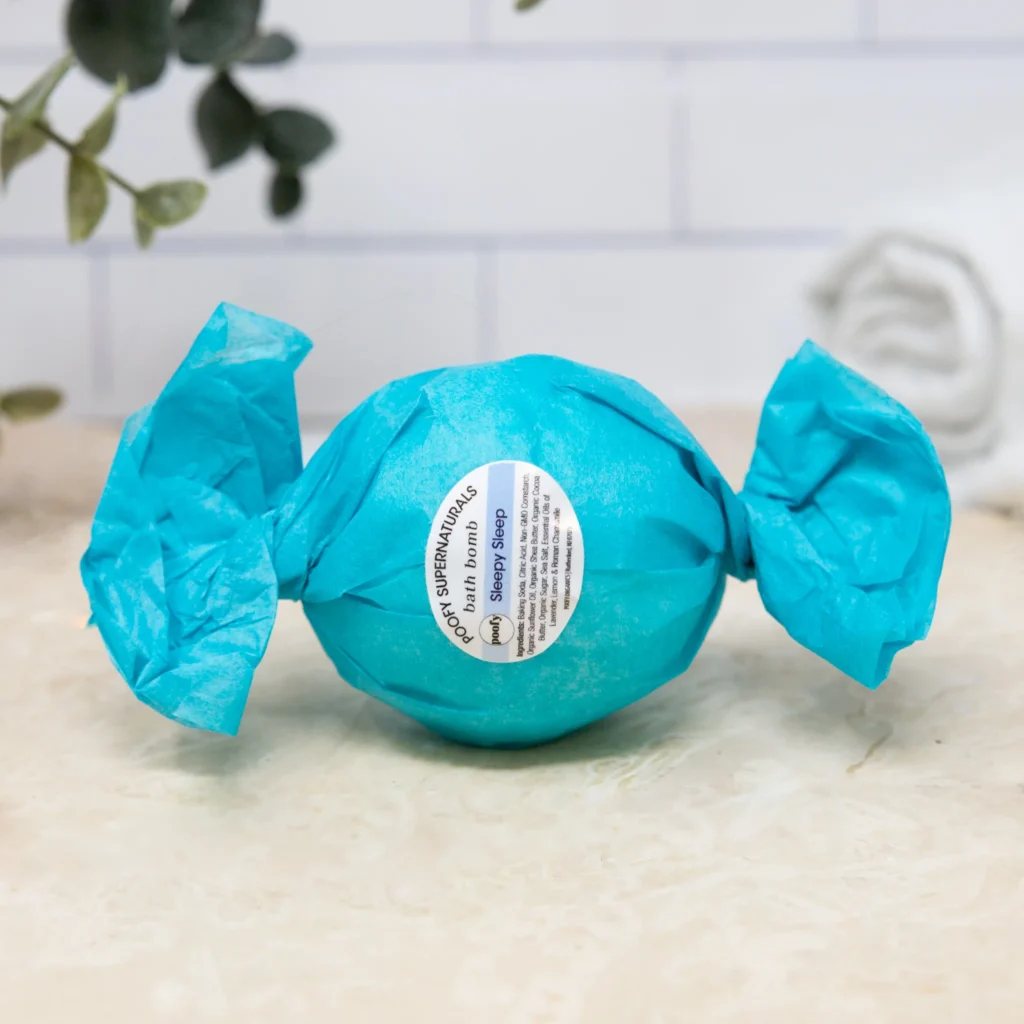 Poofy Organics Sleepy Sleep Bath Bomb review
